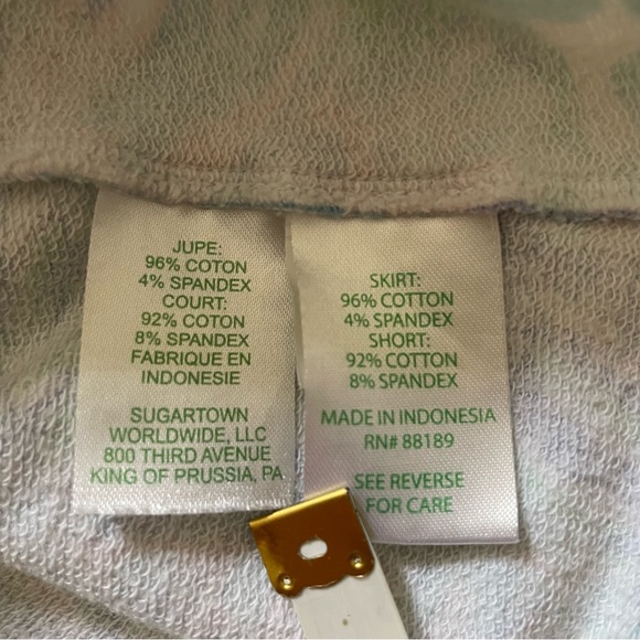 Lilly Pulitzer girl’s dress and skort, size medium (6-7) - Picture 13 of 14